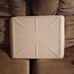 Pampered Chef Stoneware Oven Safe Baking Tray & Pizza 2PC Set Beige 15". Fixed Price $33.45.