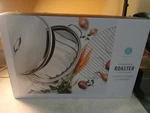 Martha Stewart Stainless Steel 8-QUART Covered Oval Roaster With Handled Rack. Fixed Price $55.89.