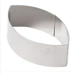 Matfer Bourgeat Pro Stainless Steel Pointed Oval Tart Food Rings Set Of 4 Nwt. Fixed Price $40.00.