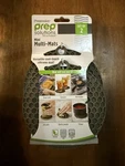 Progressive Prep Solutions 10 Mini Multi-mats Set Of 2 Grey-silicone New. Fixed Price $10.11.