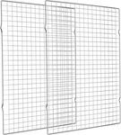 2-PACK Cooling Rack For Baking 16X10 Inch Wire Oven Safe Fits Half Sheet. Fixed Price $15.84.