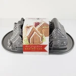 New Nordic Ware Mini Gingerbread Baking Cake Pan Non Stick Christmas Holiday. Fixed Price $17.00.