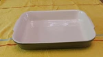 Emile Henry Poiter France Dark Green Stoneware Baking Dish 10X12. Fixed Price $29.99.