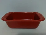 Longaberger - Pottery New (open) Woven Traditions Small Loaf Dish Tomato. Fixed Price $19.08.