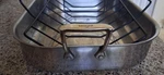 All-clad Specialty Stainless Steel Roaster With Nonstick Rack 16X13 Inch Oven.... Fixed Price $59.95.