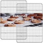Oven-safe Dishwasher-safe 100 304 Stainless Steel Cooling Rack X 15 Heavy .... Fixed Price $18.02.