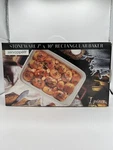 In Box Servappetit Red Stoneware 9 X13 Rectangular Baker. Fixed Price $28.00.