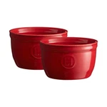Emile Henry Made France Oz Ramekin, Set Of 2, 3.5" By 2". Fixed Price $31.95.