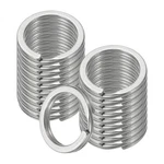 Uxcell 20PCS Split Keychain Rings, 15MM Round Dia Thick, Silver. Fixed Price $8.98.
