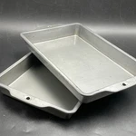 Vtg Ekco R-482 Non-stick Baking Pans 10.75X7X1.5 Rectangle Cakes Brownie Usa. Fixed Price $24.99.
