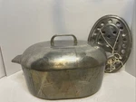 Wagner Ware Sidney Magnalite 4265-P Oval Roaster Dutch Oven Pot Lid. Fixed Price $135.99.