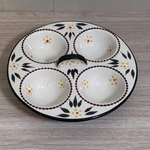 Temp-tations By Tara Old World Poinsettia Poached Egg Tray Oven Bakeware. Fixed Price $13.00.