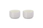 Le Creuset Stoneware Round Ramekin Straight Wall Of 2, 7 Oz. Each, Shallot. Fixed Price $22.99.