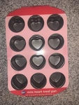Wilton Mini Heart Shaped Cakes Or Treats Pan 12 Cavities X Deep Each. Fixed Price $15.00.