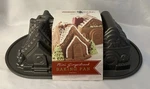 Nordic Ware Mini Gingerbread House Cottage Duet Baking Pan Mold 5 Cup - New. Fixed Price $19.99.