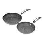 The Rock 2-PC 9.5" (24CM) And 8" (20CM) Non-stick Fry Pans Durable Forged A.... Fixed Price $93.12.