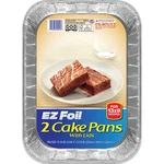 Ez Foil Rectangular Cake Pan With Lids (2-PIECE) Z99940 Pack Of. Fixed Price $76.96.