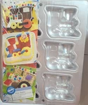 New (2003) Wilton Mini Trains Cake Pan Original Clear Wrapped Packaging. Fixed Price $15.95.