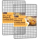 Cooling Racks For Cooking And Baking - 2 Pcs 10 X 15 Grid Wire. Fixed Price $12.03.