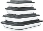 Pyrex Easy Grab 4-PACK Glass Baking Dish Set (1.5QT, 2QT, 3QT, 8-PC,. Fixed Price $99.00.