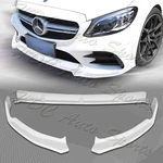For 2019-2021 Mercedes W205 C-class Painted White Front Bumper Body Kit Lip 3PCS. Fixed Price $72.99.