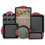 Bakkenmaster Baking Set 6 Piece Kitchen Oven Bakeware Deluxe Non-stic.... Fixed Price $64.63.
