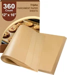 360 Count 12"X 16" Heavy Duty Parchment Paper Sheets For Baking, No-stick & No-l. Fixed Price $27.18.