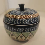 Polish Pottery Apple Baker By Zaklady Boleslawiec - Handcrafted Stoneware. Fixed Price $35.00.