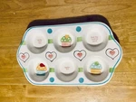 Boston Warehouse Ceramic Muffin Baking Pan "taste And See That The Lord Is Good". Fixed Price $25.00.