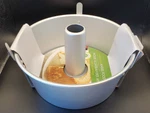 Foxrun New Aluminum Angel Food Cake Pan 10.75 Inch Removable Bottom Baking. Fixed Price $12.74.