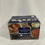 Corningware French White 17-PC Round/oval Bakeware Set,. Fixed Price $94.99.