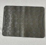 Mastrad Dark Gray Silicone Small Macaron Baking Mat. Fixed Price $6.00.