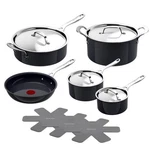 Tefal Jamie Oliver Enjoy Ceramic Cookware Set 5PCE W/pan Protectors. Fixed Price $291.49.