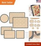 Silicone Set Of 6, For Baking, Sheets Non Sti.... Fixed Price $54.99.