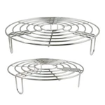 Coufce 2PCS Round Cooling Racks Stainless Steel Steamer Roasting Rack.... Fixed Price $21.11.