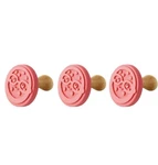Lot Wilton Rosanna Pansino Nerdy Nummies Round Stamp For 3.25". Fixed Price $13.95.