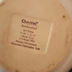 Chantal White Ceramic Casserole 3/4 Cup 5.25X2.5IN Freezer Microwave Oven Safe. Fixed Price $25.00.