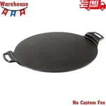 Cast Iron Seasoned Pan, Durable, 15-INCH, For Baking Pizzas & Other Dishes. Fixed Price $39.90.