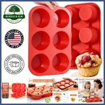 High Heat Resistant Jumbo Muffin Pan, 6-CUP Silicone Molds For Versatile Baking. Fixed Price $30.16.