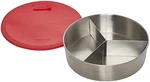 Official Round Nonstick Cook/bake Pan With Lid & Removable Divider, Multi-purpos. Fixed Price $25.99.