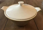 Vtg Gold Harvest Casserole Dish With Lid Mid Century Modern. Fixed Price $20.00.