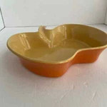 Chantal Pumpkin Casserole Baking Dish Large 1 Quart Orange 93-NPM22. Fixed Price $19.00.