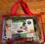 Kid Cupcake Bake Set 12-PIECE Bed, Bath & Beyond Oven-safe Pan. Fixed Price $10.95.