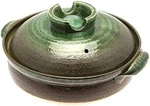 Kotobuki Donabe Japanese Hot Pot, Lar, Brown/green, 11-INCH, 2 Lbs. Fixed Price $254.99.
