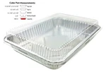 Handi-foil 13" X 9" 2" Oblong Aluminum Cake Pan W/clear Dome Lid Hfa# 394. Fixed Price $174.99.