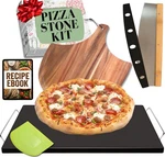 Easy Clean, Non Stick Ceramic Pizza - Stones For Grill With Handl.... Fixed Price $75.10.