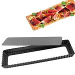 Cyimi Rectangular Tart Pan 14 Inch Nonstick Quiche Pie With Removable Bottom. Fixed Price $17.50.