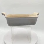 Le Creuset Heritage Stoneware Small Rectangular Bake Dish 19CM/1QT Mist Grey. Fixed Price $58.99.