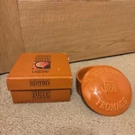 Gourmet Du Village Bistro Collection Brie/camembert Chees Baker Burnt Orange. Fixed Price $12.00.