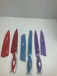 Vremi Kitchen Knife Set 3 Piece Colorful Non-stick Chef. Fixed Price $19.99.